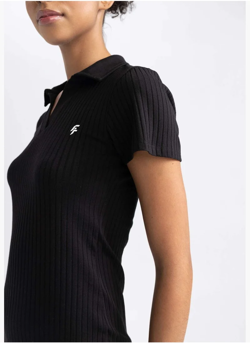 DeFacto Woman Slim Fit Knitted Dress