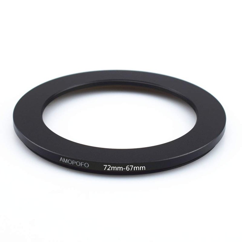 Amopofo 72mm to 67mm Camera Filters Ring Compatible All 72mm Camera Lenses or 67mm UV CPL Filter Accessory,72-67mm Camera Step-Down Rings - Image 3