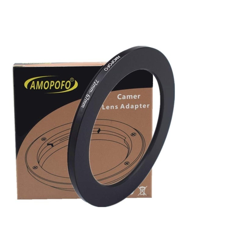 Amopofo 72mm to 67mm Camera Filters Ring Compatible All 72mm Camera Lenses or 67mm UV CPL Filter Accessory,72-67mm Camera Step-Down Rings - Image 5