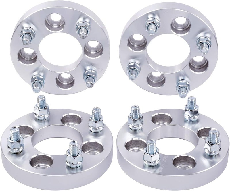 DCVAMOUS 4PC 4x156 ATV UTV Wheel Spacers 1 Inch with 12x1.5 Studs 131mm Center Bore - Image 1