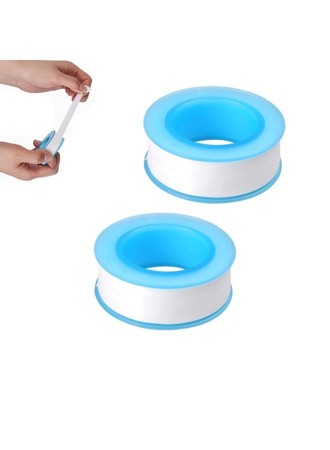 jaexest Teflon Tape – PTFE Thread Seal Tape – High Sealing Performance – High-Temperature & Corrosion Resistant – Suitable for Angle Valves, Faucets, Sewage Pipes, Natural Gas Connections – 1/2 Inch x 5 - Image 1