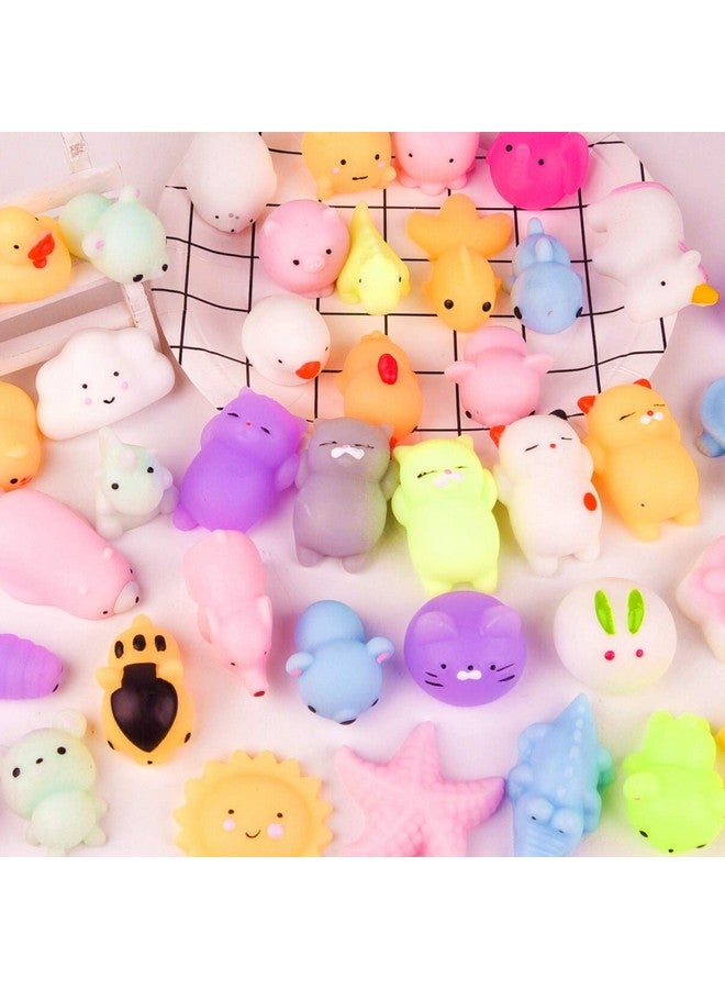 KUUQA 5 Pcs Kawaii Mochi Squishy Toys Squishies Animal Cat Panda Unicorn Mini Soft Squeeze Stress Relief Squishies Balls Toys Cute Birthday Party Favours Bags Gifts For Kids Adults, Multicolor - Image 1