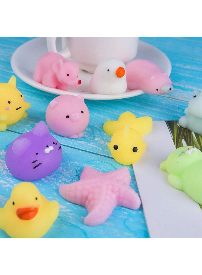 KUUQA 5 Pcs Kawaii Mochi Squishy Toys Squishies Animal Cat Panda Unicorn Mini Soft Squeeze Stress Relief Squishies Balls Toys Cute Birthday Party Favours Bags Gifts For Kids Adults, Multicolor - Image 2