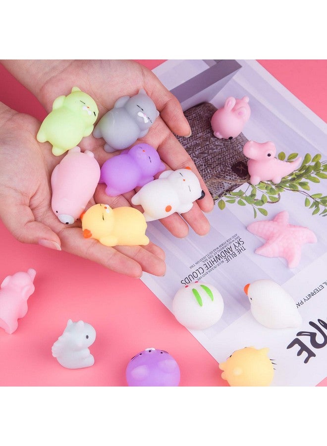 KUUQA 5 Pcs Kawaii Mochi Squishy Toys Squishies Animal Cat Panda Unicorn Mini Soft Squeeze Stress Relief Squishies Balls Toys Cute Birthday Party Favours Bags Gifts For Kids Adults, Multicolor - Image 3