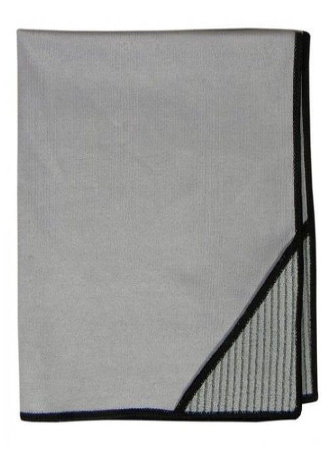 Unger Ninja 16"x16" Glass Cleaning Cloth, Gray, Microfiber - Image 1