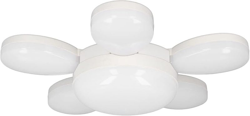 ضوء مرآب LED قابل للطي 50 واط 8000 لومن 6500 كلفن قاعدة E26 E27 ألواح فائقة السطوع قابلة للتشكيل - Image 3