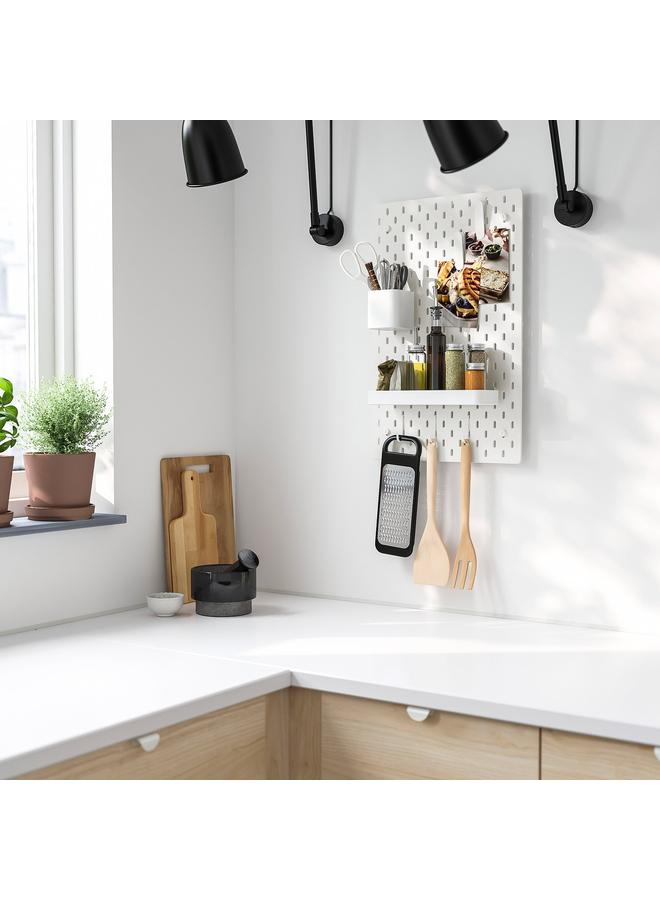 erorex Pegboard Combination, White, 36X56 Cm - Image 4