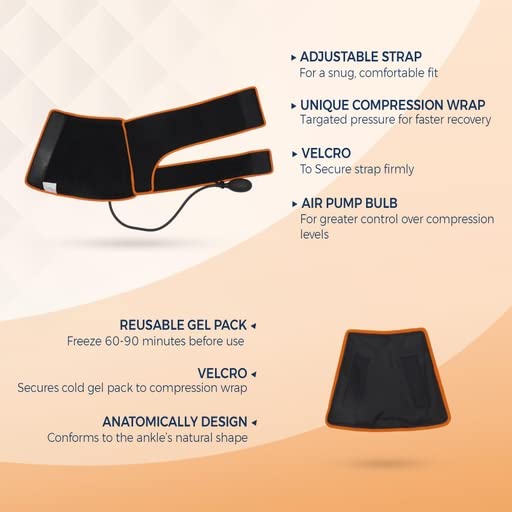 Sorgen Ice Cold Compression Calf Wrap for Calf Cramps | Sports Injury | Torn Calf Muscle | Calf Soreness | Injury Recovery - Image 5