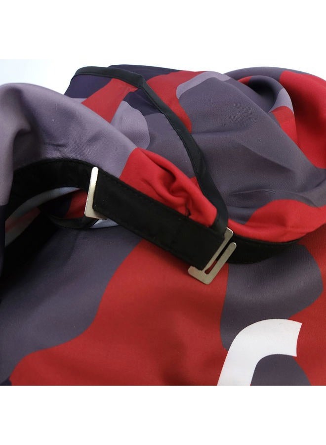 Stylecraft Professional Barber Water Resistant Hair Cutting Cape One Size (Red Camo)… - Image 5