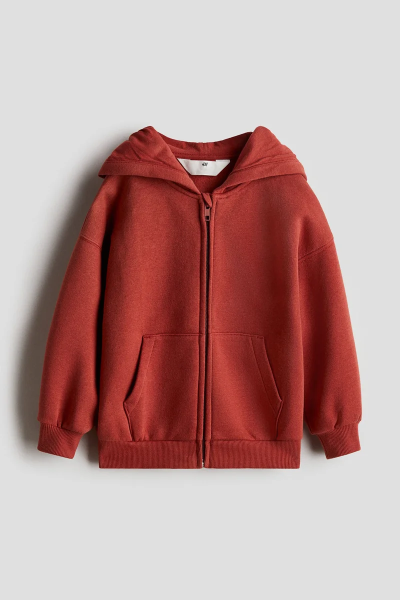 H&M Oversized zip-through hoodie