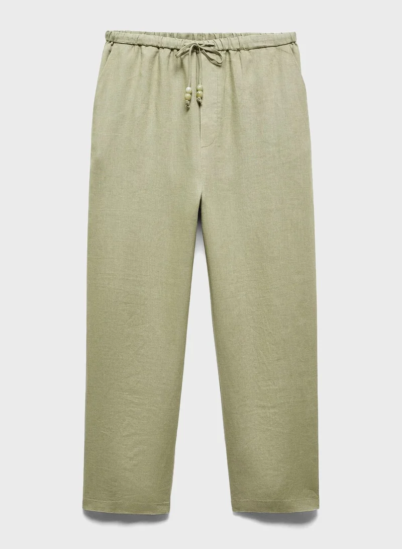 MANGO High Waist Pants