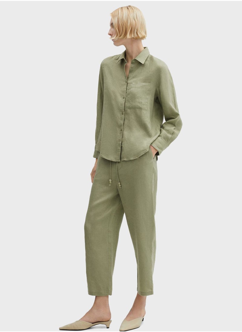 MANGO - High Waist Pants - Image 1