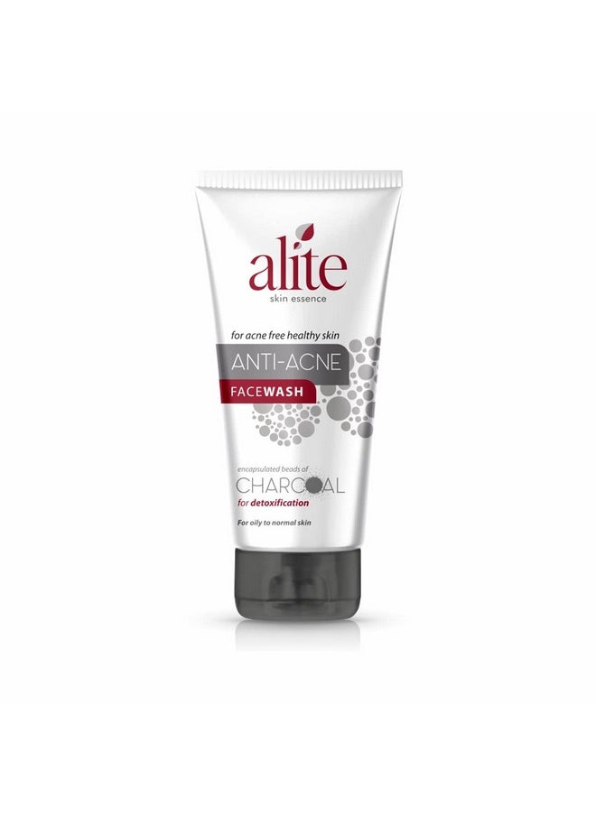 alite - Anti-Acne Charcoal Face Wash Combo Pack Of 2 With Encapsulated Charcoal To Detoxifying Skin |Oily To Normal Skin|Daily Use|Helps To Make Acne Free Skin - Unisex Facewash (70G Each) - Image 1