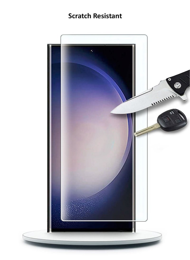 Generic - UV Liquid Glue Full Coverage Tempered Glass Screen Protector For Samsung Galaxy S23 Ultra - Clear - Image 1