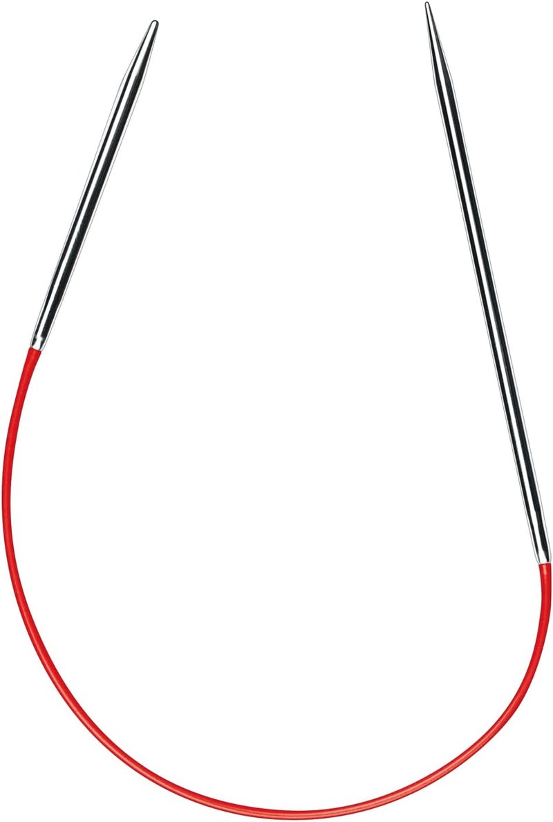 Addi 'Sockwonder' Lace Circular Needles 25cm/10, 2.5mm (US# 1), EasyKnit Rocket (EU Version) with red Cord - Image 1