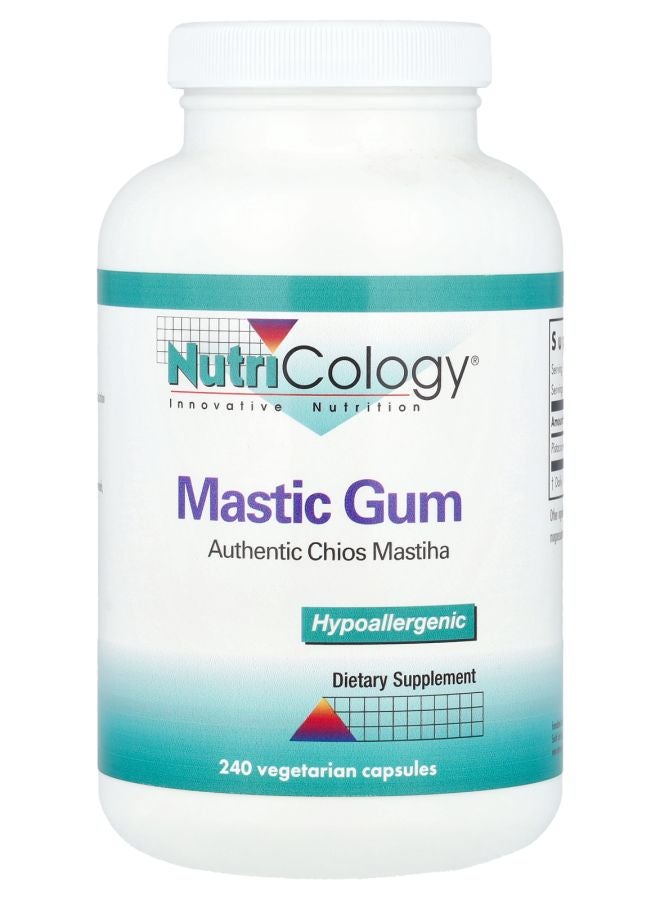 Nutricology Mastic Gum 240 Vegetarian Capsules 
