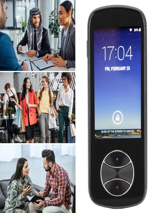 PUSOKEI Smart Voice Language Translator 127 Languages Two-Way Instant Voice Interpreter Electronic Handheld Pocket Language Translater Devices Photo Translator for Travel, Shopping, Entertainment - Image 5