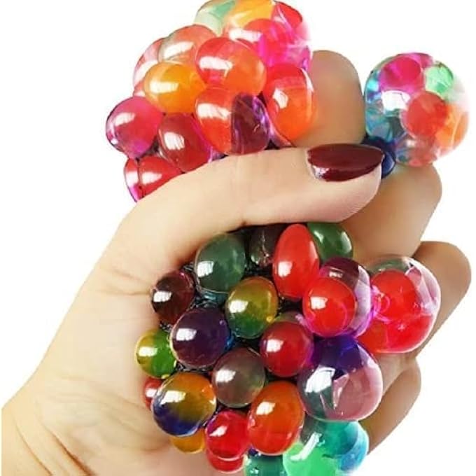 Ghazal Anti Stress Rubber Ball with Mesh - Image 5