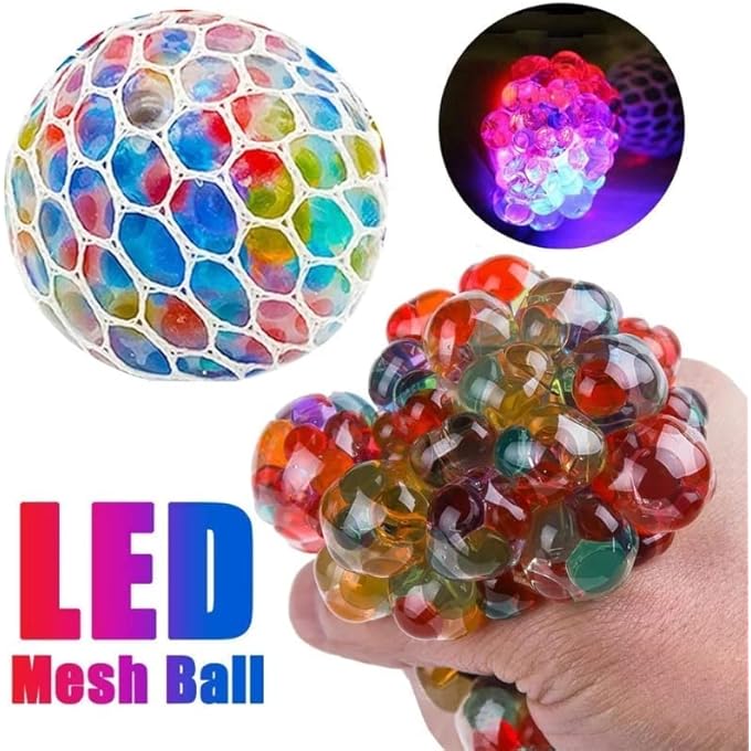 Ghazal Anti Stress Rubber Ball with Mesh - Image 4