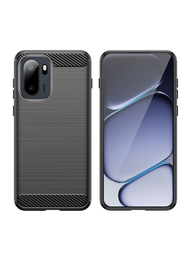جراب OnePlus Ace 6T – كفر حماية أرمور مقاوم للصدمات بتصميم ألياف كربون مع سطح مانع للانزلاق وTPU نحيف – حماية قوية - Image 1