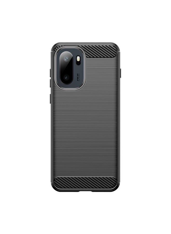 جراب OnePlus Ace 6T – كفر حماية أرمور مقاوم للصدمات بتصميم ألياف كربون مع سطح مانع للانزلاق وTPU نحيف – حماية قوية - Image 5