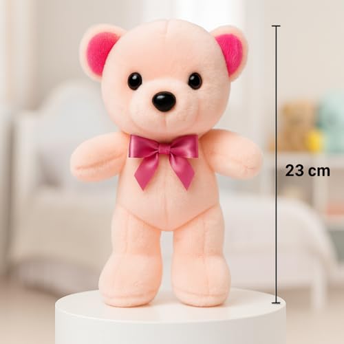 Babique Standing Teddy Bear Stuffed Plush Animal Soft Toys | Teddy Bear | Ideal for Birthdays & Special Occasions Girls/Boys, Baby Kids 23cm - Image 4