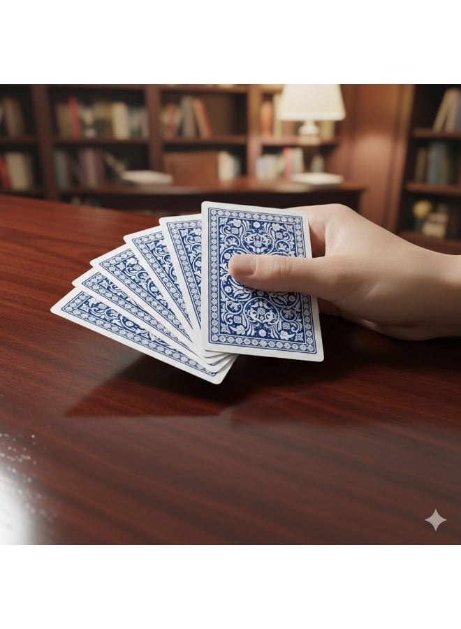 Not just ordinary playing cards – but a luxurious experience made from enchanting blue plastic, offering unbeatable durability and endless fun, making every game moment unforgettable. Playing Cards – Card Games – Poker Cards – Family Games – Party Games - Image 2