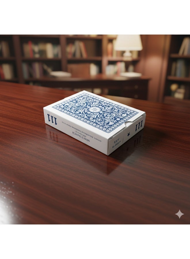 Not just ordinary playing cards – but a luxurious experience made from enchanting blue plastic, offering unbeatable durability and endless fun, making every game moment unforgettable. Playing Cards – Card Games – Poker Cards – Family Games – Party Games - Image 3