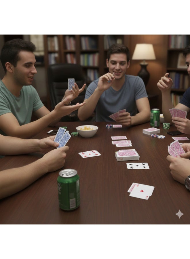 Not just ordinary playing cards – but a luxurious experience made from enchanting blue plastic, offering unbeatable durability and endless fun, making every game moment unforgettable. Playing Cards – Card Games – Poker Cards – Family Games – Party Games - Image 4