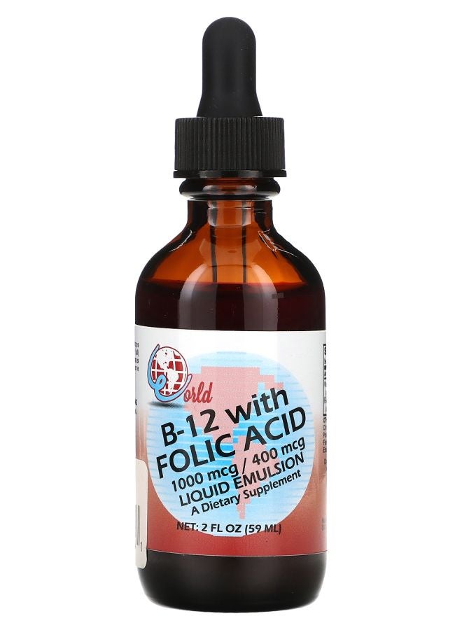 B -12 With Folic Acid 2 fl oz (59 ml)