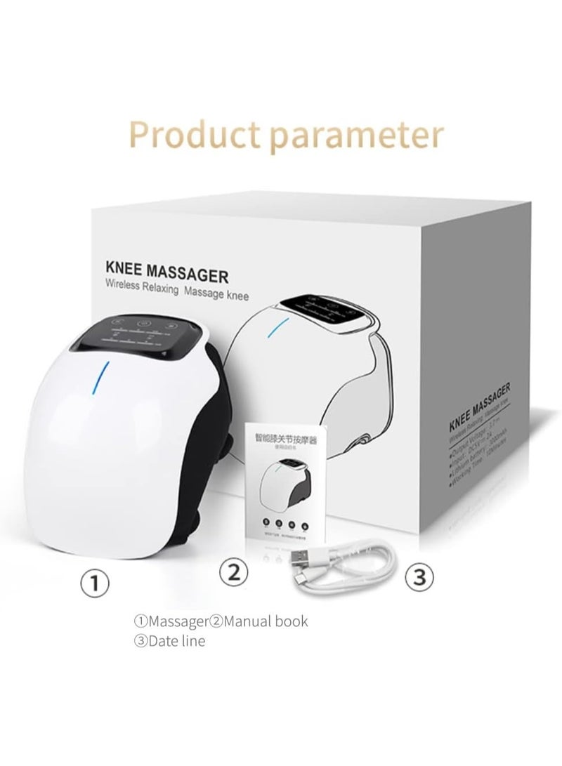 Generic Liang Knee Massager with Heat - Infrared Heating and Electric Vibration - Cordless with 3000mAh Battery - Type-C Charging - For Joint, Knee, and Osteoarthritis Pain Relief  - Image 1