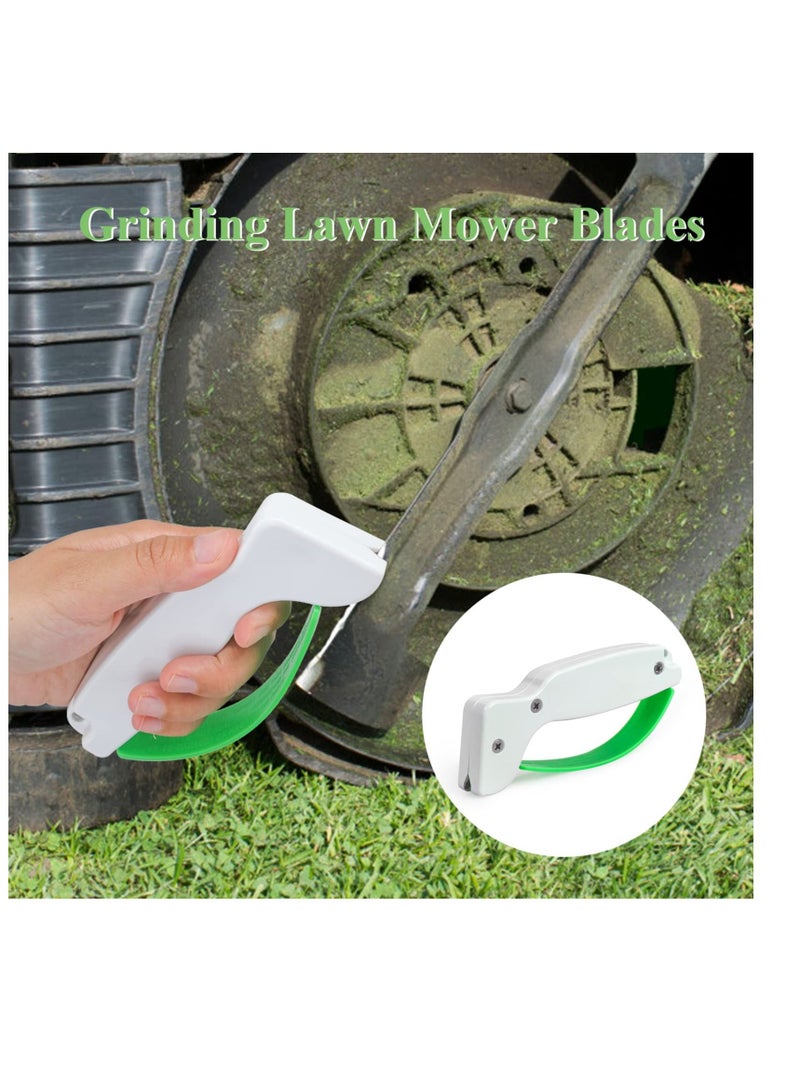 Excefore Outdoor Portable Knife Sharpener, Garden Tool Sharpener, Mini Handheld Pocket Sharpening Tools, Kitchen Cutters, Suitable for Home Outdoor Cutters (Green)  - Image 5