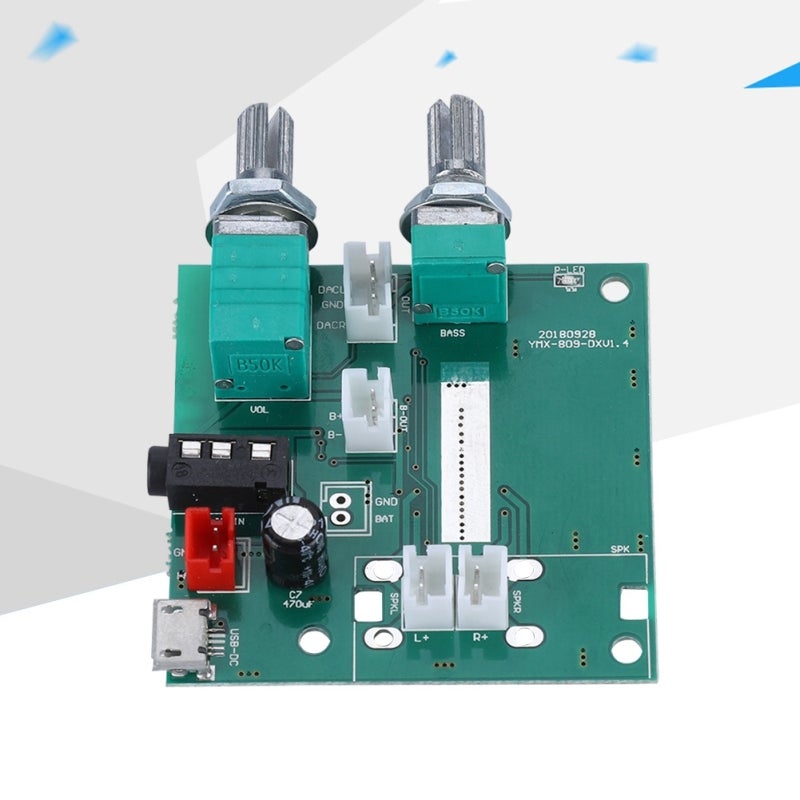 Bluetooth Amplifier Module 5V 20W Bluetooth 5.0 - 2.1 Channel Stereo Audio Amplifier Board for Home Audio Setup, Mobile Device & Computer Sound Systems - Image 5