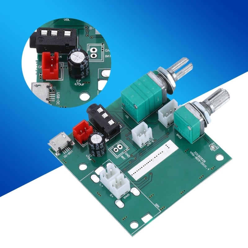 Bluetooth Amplifier Module 5V 20W Bluetooth 5.0 - 2.1 Channel Stereo Audio Amplifier Board for Home Audio Setup, Mobile Device & Computer Sound Systems - Image 3