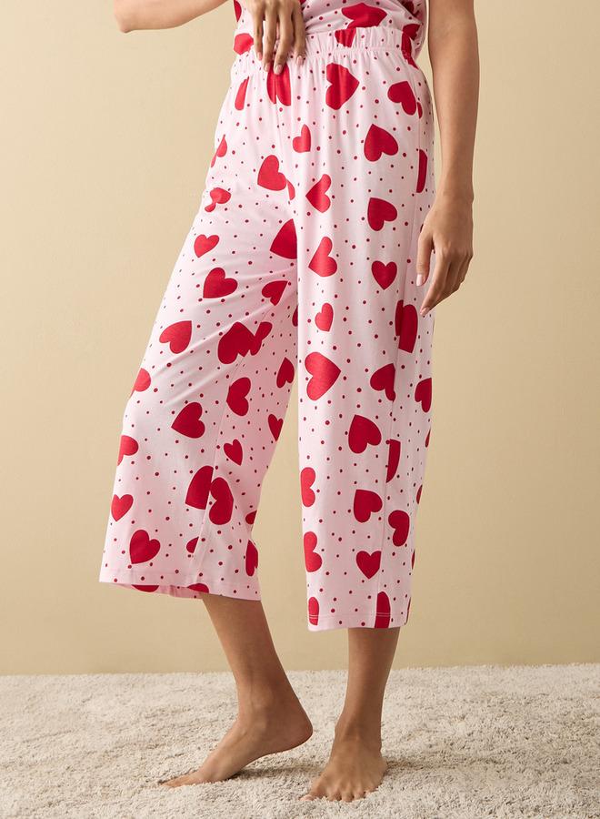 سبلاش فيڤ طقم بيجامات متنوعة بخصر مطاطي من قطعتين - Image 2