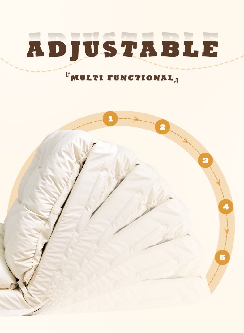 زينو كرسي لازي بوي - أرائك قابلة للطي تحول إلى سرير، قماش مرتفع الجودة، 5 مواضع قابلة للتعديل للاستراحة، يمكن الاستلقاء والنوم، مناسب للمنازل الصغيرة بتصميم تاتامي - Image 2