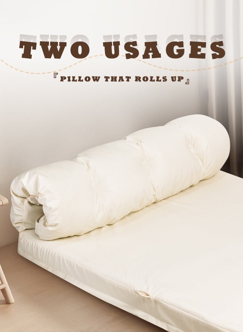 زينو كرسي لازي بوي - أرائك قابلة للطي تحول إلى سرير، قماش مرتفع الجودة، 5 مواضع قابلة للتعديل للاستراحة، يمكن الاستلقاء والنوم، مناسب للمنازل الصغيرة بتصميم تاتامي - Image 5