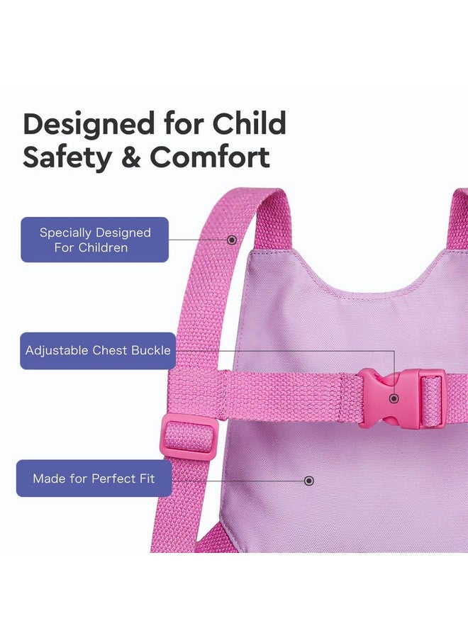 Haktoys Toddler Safety Harness with Leash for Walking: Secure and Safe for Outdoor Adventures (Pink Unicorn) - Image 4