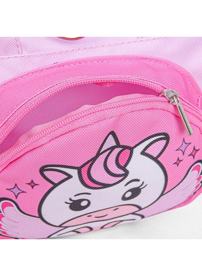 Haktoys Toddler Safety Harness with Leash for Walking: Secure and Safe for Outdoor Adventures (Pink Unicorn) - Image 3