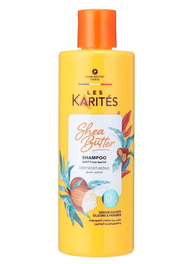 KARITES Shea Butter Shampoo 400ml – Sulfate, Silicone, and Paraben Free – Deep Hydration for Treated, Colored, and Curly Hair – Safe for Children - Image 1