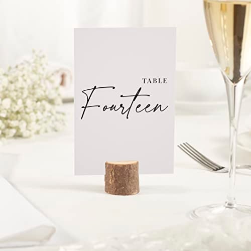 Twistionery Black Table Numbers - Wedding Reception Table Numbers 1-30 - 4x6 Inches - Image 5