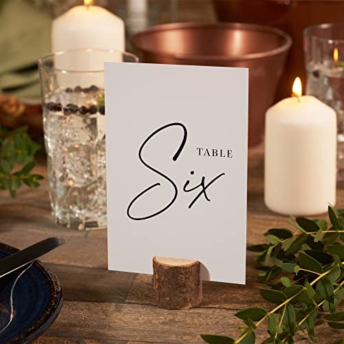Twistionery Black Table Numbers - Wedding Reception Table Numbers 1-30 - 4x6 Inches - Image 4