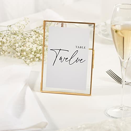 Twistionery Black Table Numbers - Wedding Reception Table Numbers 1-30 - 4x6 Inches - Image 2