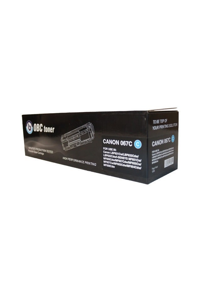 OBC Compatible Cyan Printer Ink Cartridge Replacement for Canon 067; Prints up to 1500 pages in pure, professional color. - Image 3