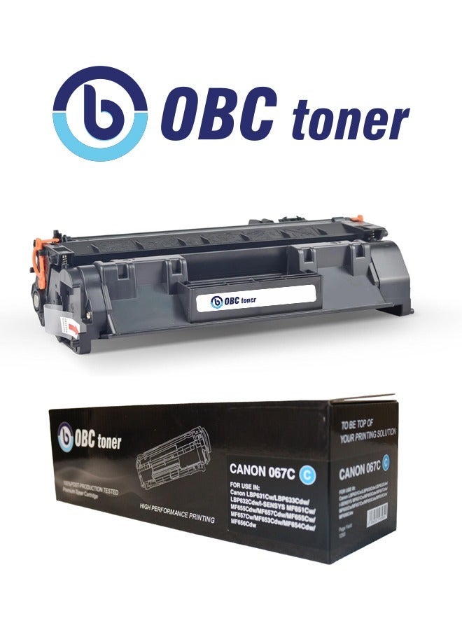 OBC Compatible Cyan Printer Ink Cartridge Replacement for Canon 067; Prints up to 1500 pages in pure, professional color. - Image 5