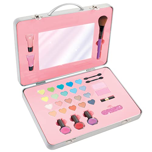 Make It Real: Glam Makeup Set - 10 Piece Travel Hard Case, Tweens & Girls, All-in-One Cosmetic & Beauty Kit, Includes Instrumental Dream Guide for Inspiration, Nails-Lips-Face, Kids Ages 8+ - Image 3