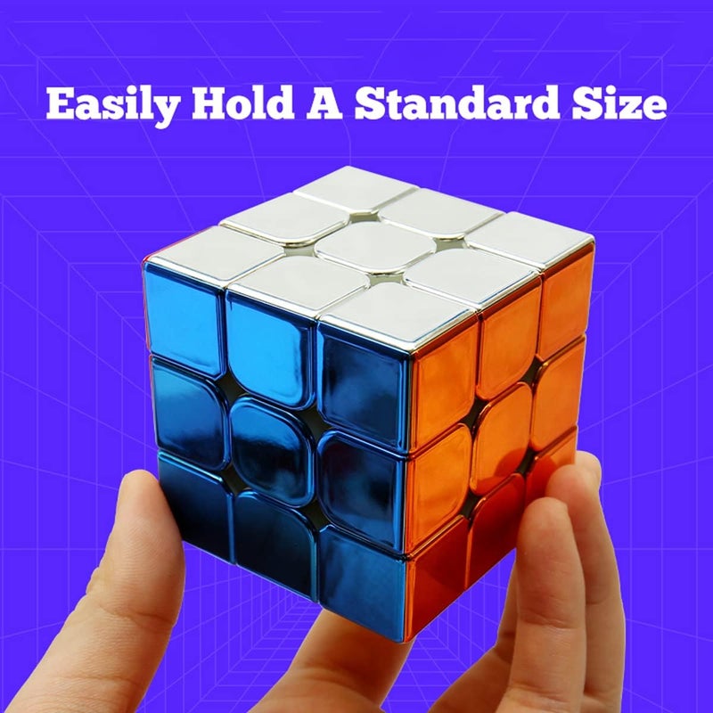 HELLOCUBE Cyclone Boys 3x3 Speed Cube Magnetic Reflective Mirror Stickerless Magic Cube - Image 4