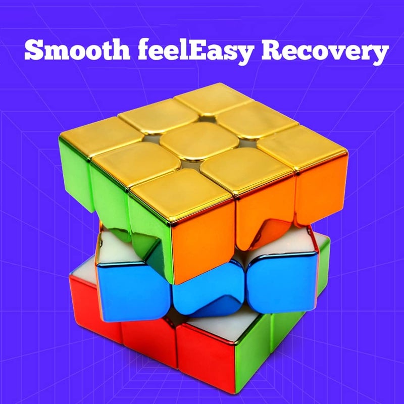 HELLOCUBE Cyclone Boys 3x3 Speed Cube Magnetic Reflective Mirror Stickerless Magic Cube - Image 5