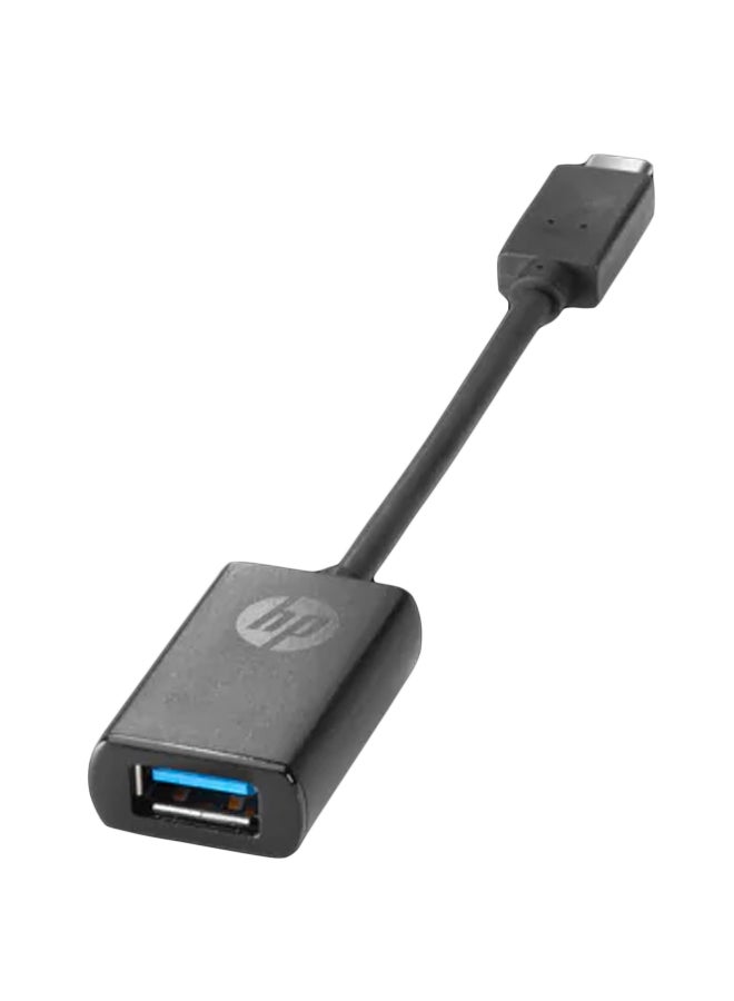 HP USB-C To USB 3.0 Adapter Black - Image 1