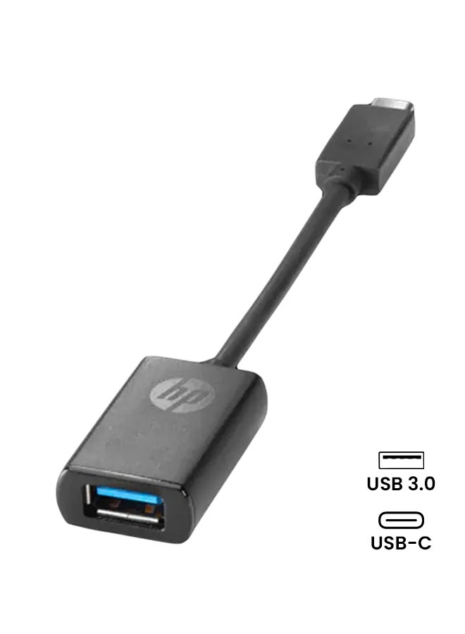 HP USB-C To USB 3.0 Adapter Black - Image 2